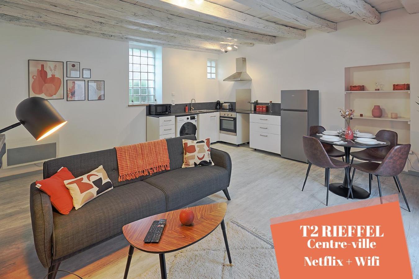 T2 Rieffel - Centre-Ville - Wifi Nozay  Екстер'єр фото